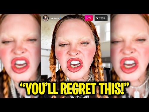Madonna Sends A TERRIFYING Message To Piers Morgan After MOCKING Her Live Air