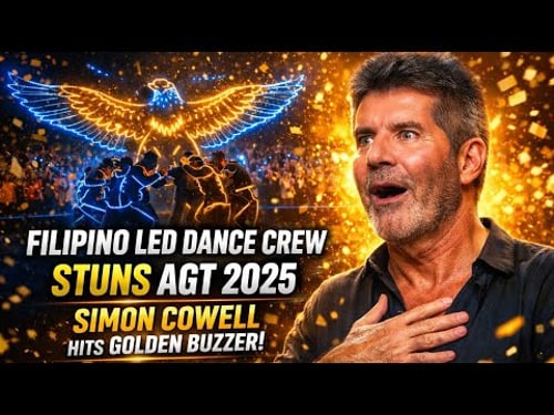 Filipino LED Dance Crew STUNS AGT 2025 😱 | Simon Cowell SLAMS GOLDEN BUZZER!
