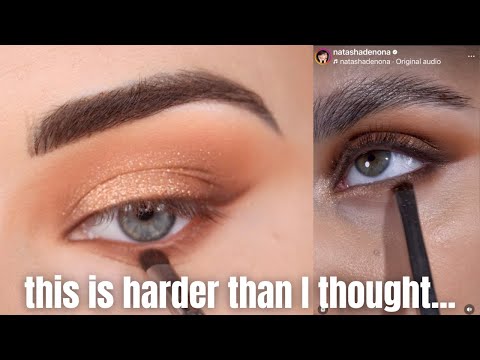I Tried Following a Natasha Denona Eyeshadow Tutorial | I Need a Warm Palette