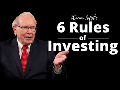 Warren Buffet’s 6 Rules Of Investing