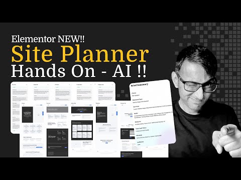 Elementor's NEW Site Planner - First-Look Hands-On Review!