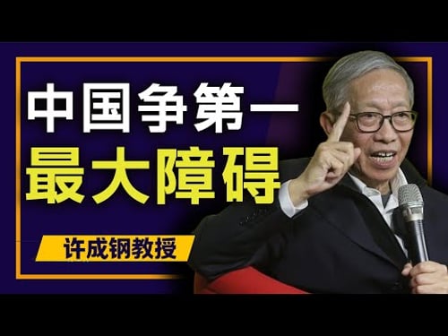 许成钢:中国成为世界第一的挑战、制度讨论 | 中国为什么一定要争做世界第一?