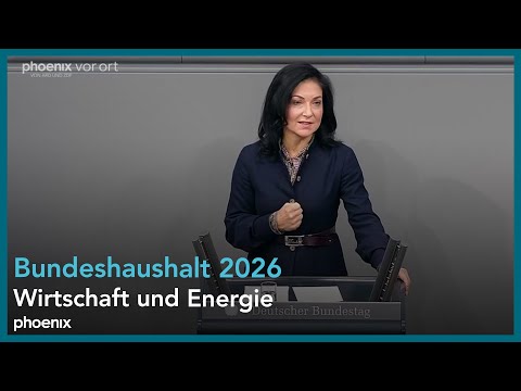 Bundeshaushalt 2026: Debatte über den Etat von Wirtschaft und Energie | 26.09.25