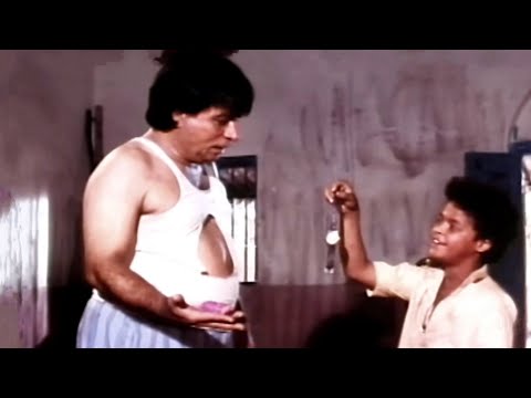 कादर खान ने अपने बेटे को दी चोरी की कोचिंग 😂- Kader Khan Comedy Scene | Baap Numbri Beta Dus Numbri