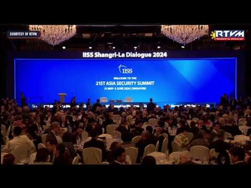 President Marcos speaks at the 2024 Shangri-La Dialogue