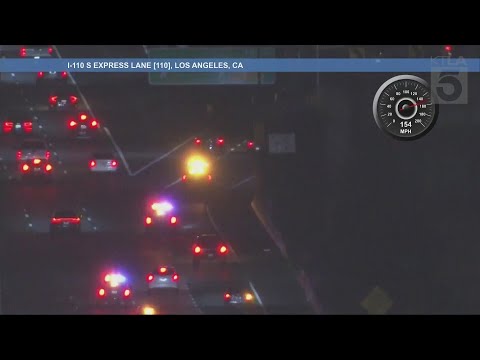 L.A. police chase, detain armed and dangerous robbery suspects