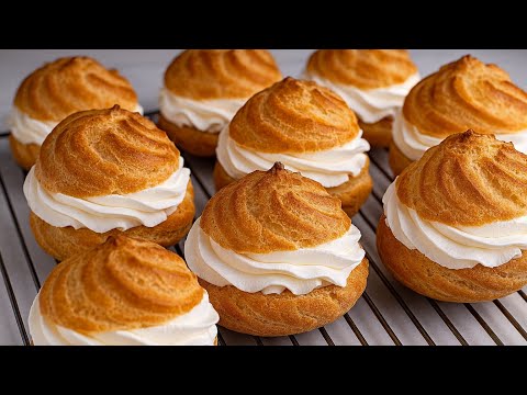 The MOST Perfect Cream Puffs Recipe (Fail-Proof & Super Light!)