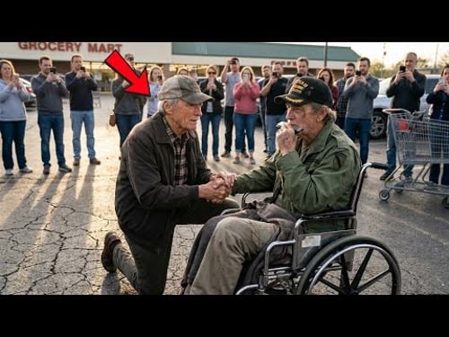 Clint Eastwood KNELT DOWN for Homeless Vietnam Veteran in Parking Lot—Reason Why Broke the Internet