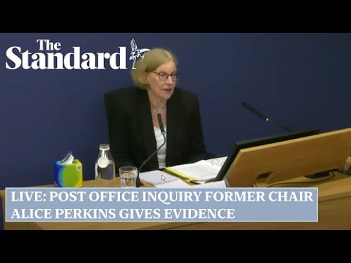LIVE Post Office Horizon IT inquiry: Day 2 of former chair Alice Perkins giving evidence