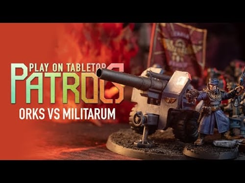 Guard vs Orks Combat Patrol game. Warhammer 40k Battle Report.