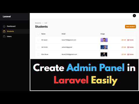 🎯 How to Make Admin Panel in Laravel Easily using Filament