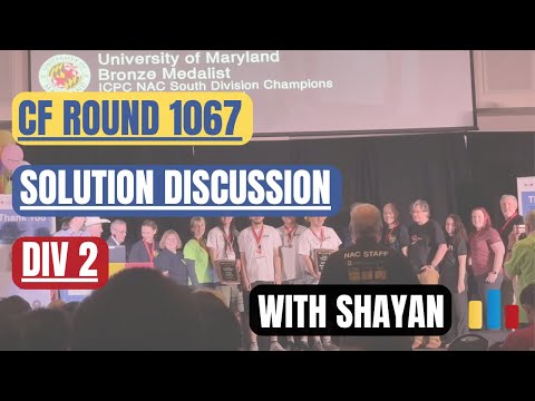 Codeforces Round 1067 (Div 2) — Solution Discussion