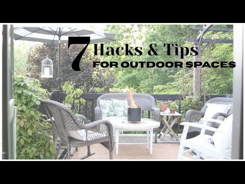 Spring Deck Decor Ideas ~ Deck Makeover ~ Tips for Outdoor Spaces ~ Hacks for Patio Decor