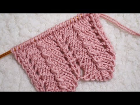 УЗОР СПИЦАМИ . ОН ПРОСТО ШИКАРНЫЙ! ЛЕГЧЕ НЕ ПРИДУМАЕШЬ!