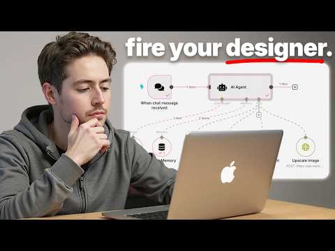 This AI Agent Replaces an $82k/yr Graphic Designer (N8N)