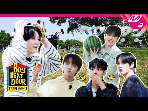 한강에서 외국인한테 무작정 인터뷰를 요청받으면? BOYNEXTDOOR 깜짝카메라 대공개! | BOYNEXTDOOR TONIGHT | Mnet 230530 방송 (ENG/JPN)