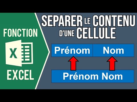 EXCEL - SÉPARER LE CONTENU D'UNE CELLULE (Avec le remplissage instantané) 🔀