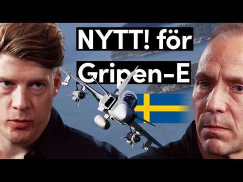 NY INTEL Om GRIPEN E! Stridspilot Besöker SAAB