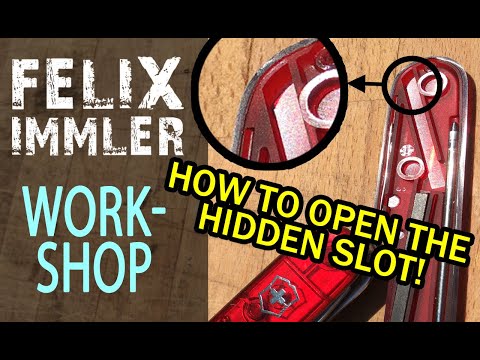 The secret of the third slot on a Victorinox PLUS Scale /SAK customize & maintenance Workshop(10/15)