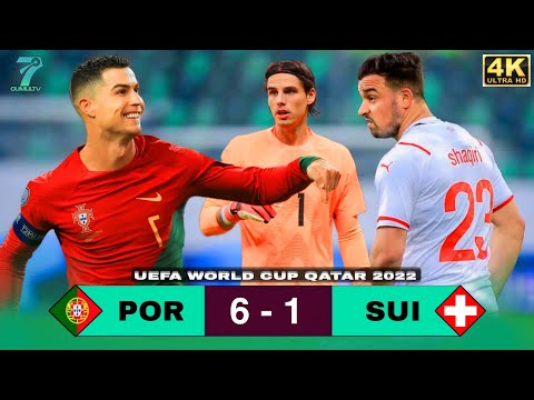 RONALDO KNOCKED THE SWITZERLAND’S OUT OF THE WORLD CUP WITH 6 GOALS