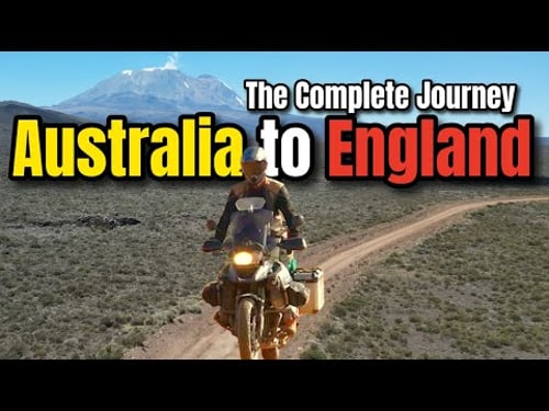 Australia to England on a Motorcycle - The Complete Journey