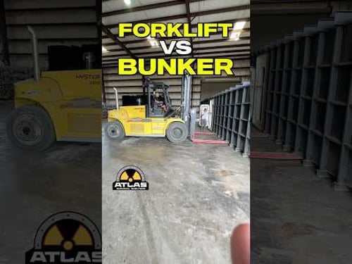 FORKLIFT vs BUNKER #atlassurvivalshelters