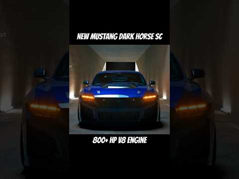 New Mustang Dark Horse SC First Look: 800+ HP V8 #shorts