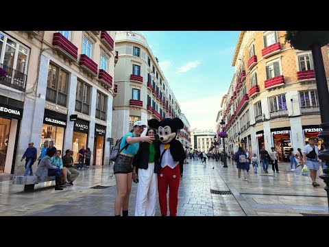 Explore the Heart of MALAGA | Famous Walking Street Tour 4K . #travel #4k #explore #malaga
