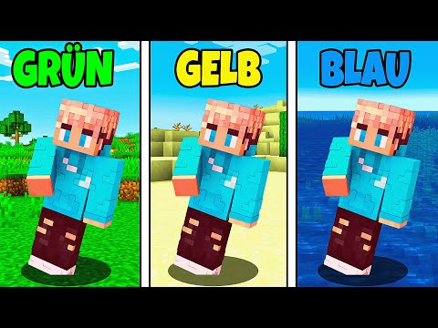 MINECRAFT, aber OHNE FARBEN zu BERÜHREN!