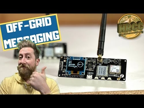 License Free Off-Grid Comms (LoRa Meshtastic)