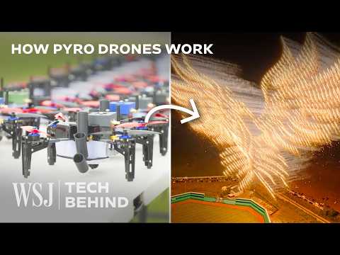 Pyro Drone Shows: The Future of July 4th Fireworks? | WSJ Tech Behind