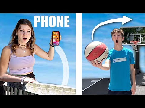 Miss the TRICK SHOT...DROP YOUR PHONE! | Match Up