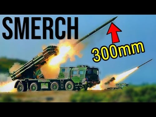 Russian BM-30 'Smerch' Multiple Rocket Launcher | MOST FEARED ARTILLERY WEAPON ☠️