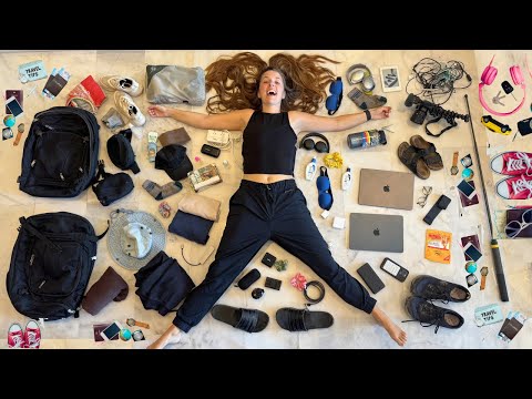 Everything We PACK to Travel Full-Time! 🎒 (Minimalist Backpack Setup)