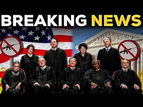 Breaking : Supreme Court Issues 9-0 Unanimous Decision on Second & Fourth Amendment Rights