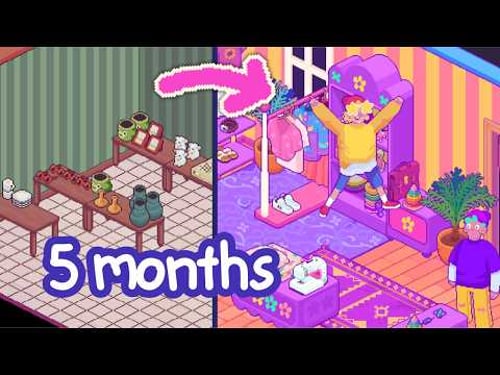 Making a colorful & nostalgic thrift shop game! ⭐ | Our process