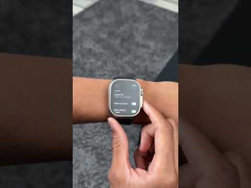 How To Talk To Your Apple Watch Without Touching It...