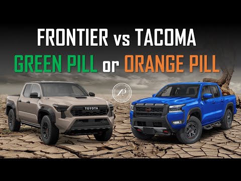 NISSAN FRONTIER PRO-4X vs TOYOTA TACOMA TRD PRO // ENGINEER MUST CHOOSE BETWEEN GREEN or ORANGE PILL