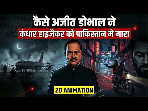 Kaise Ajit Doval ne Kandahar Hijacking ka Badla Liya | 2D Animation