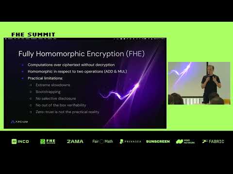 Workshop: MPC vs. FHE | Yannik Schrade, Arcium | FHE Summit I
