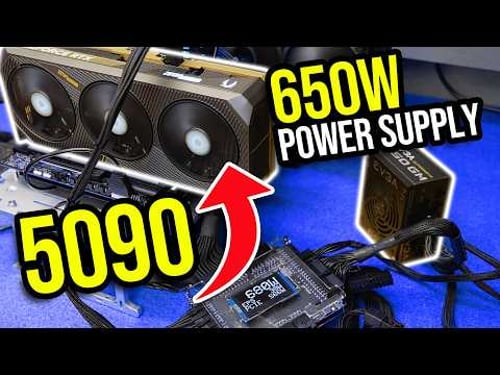 What happens if your PSU is too small? Let's find out!