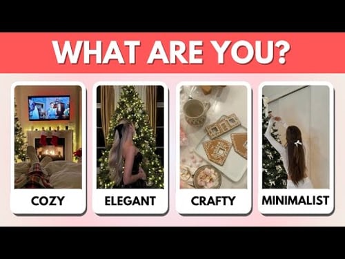 Which CHRISTMAS GIRL Are You? 🎄🎅🎁 | Aesthetic Personality Quiz