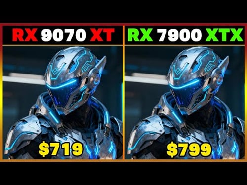 RX 9070 XT vs RX 7900 XTX - Gaming Benchmark Test