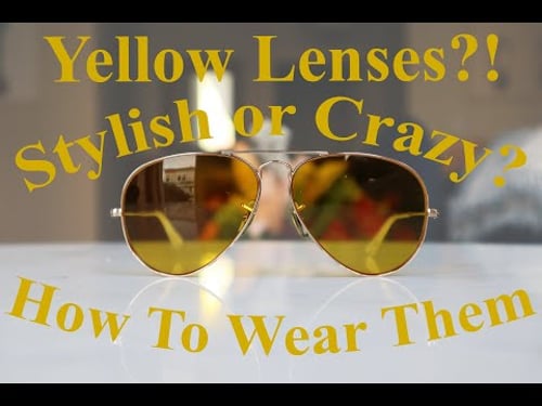 How To Wear Yellow Lens Sunglasses