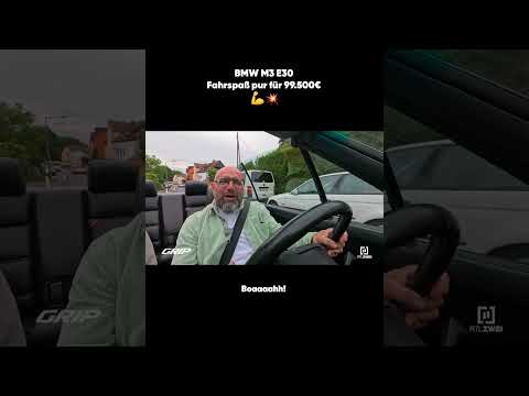 BMW M3 E30: Sportwagen-Legende für über 90.000 Euro 💶😳 | GRIP #shorts #new #695