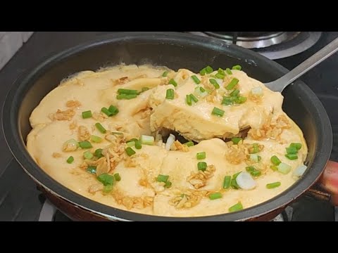 ไข่ตุ๋นในกระทะ 5 นาที นุ่มๆเด้งๆ อร่อยมาก