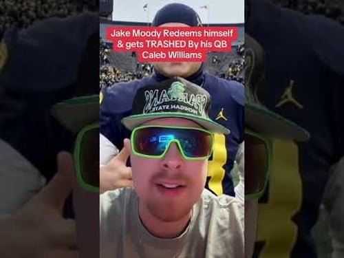 Jake Moody Redeems himself & gets TRASHED By his QB Caleb Williams #nfl #chicagobears #jakemoody