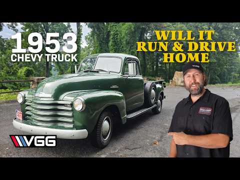 Will Finnegan's 1953 Chevy Truck Make It 300 Miles Home? Traded SIGHT UNSEEN!