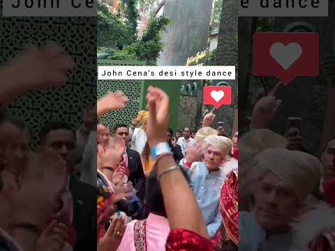 John Cena's viral dance Ambani's wedding In India #ambaniwedding #johncena #ambanifamily