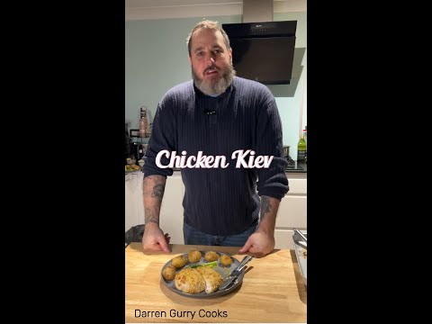 Chicken Kiev with homemade chicken skin butter